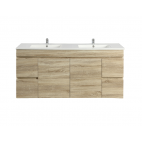 Berge White Oak Wall Hung  Vanity